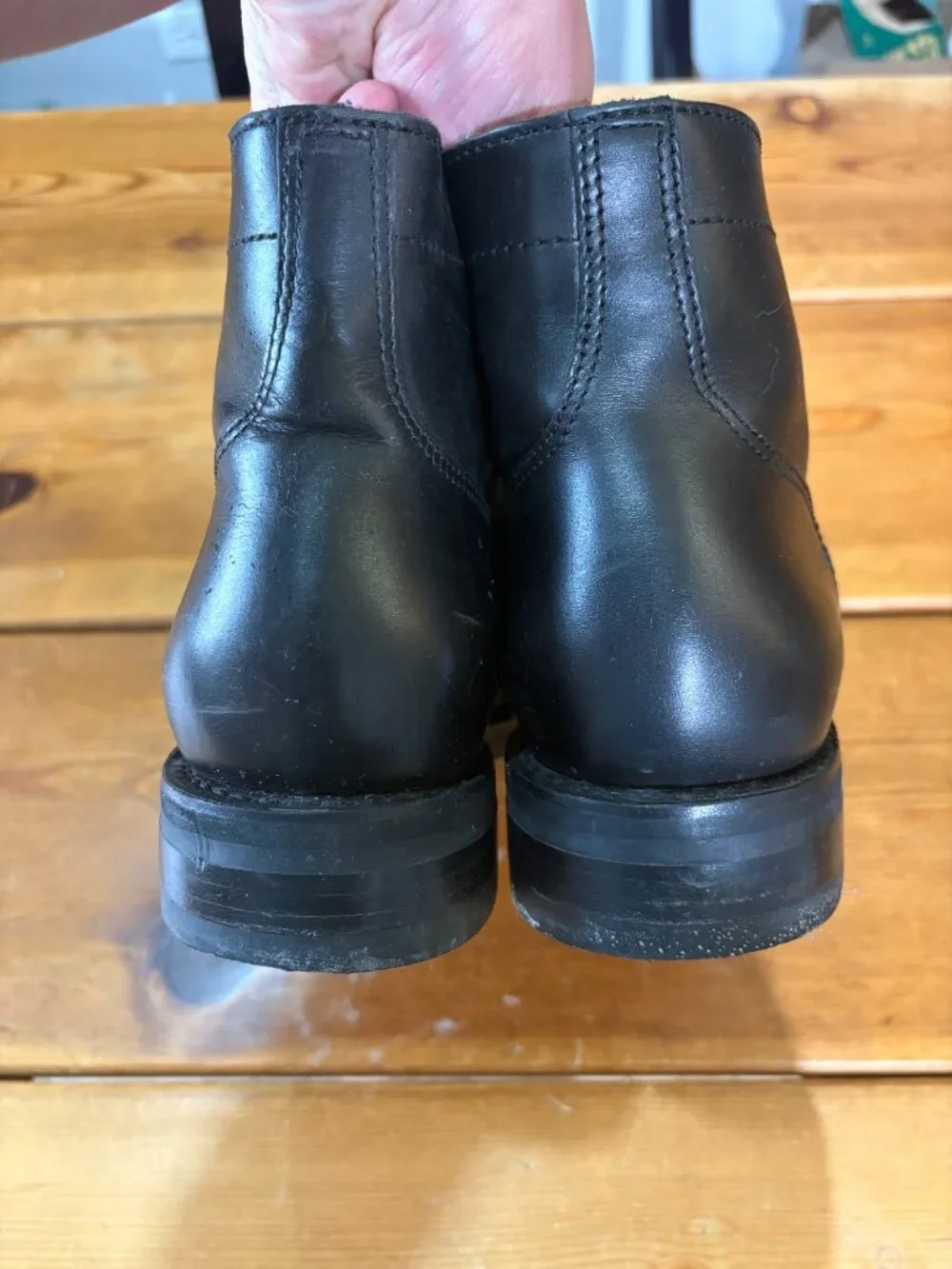 Thursday Boots Black Leather Men's Boots Size 8.5